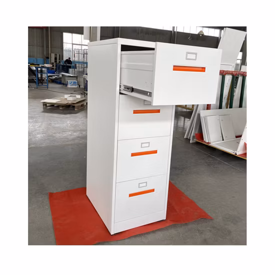 Fire Resistant Filing Cabinet with 4 Drawer for Office Use, Fireproof 4 Drawer Storage Cabinet, 4 Drawer File Cabinet