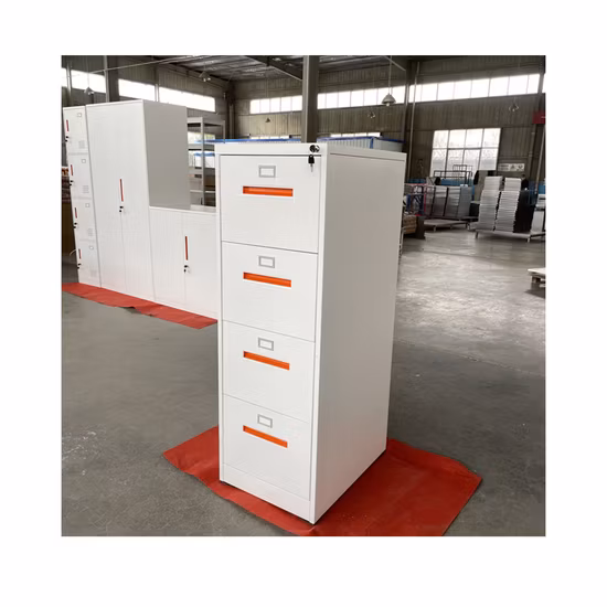 Fire Resistant Filing Cabinet with 4 Drawer for Office Use, Fireproof 4 Drawer Storage Cabinet, 4 Drawer File Cabinet